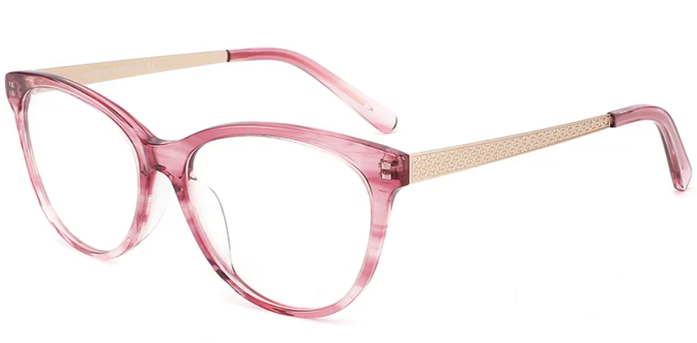 Acetate Oval Frame F2344