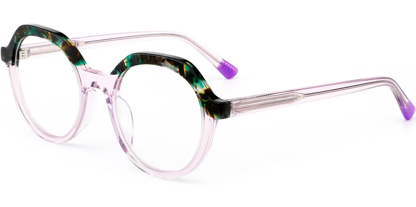 Acetate Round Frame F7244