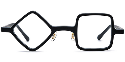 Acetate Square Geometric Frame F7163