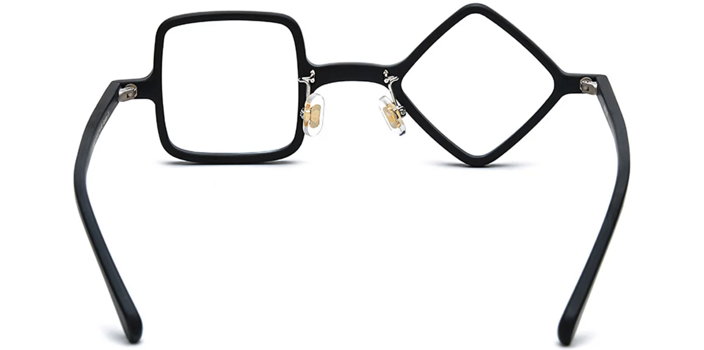 Acetate Square Geometric Frame F7163