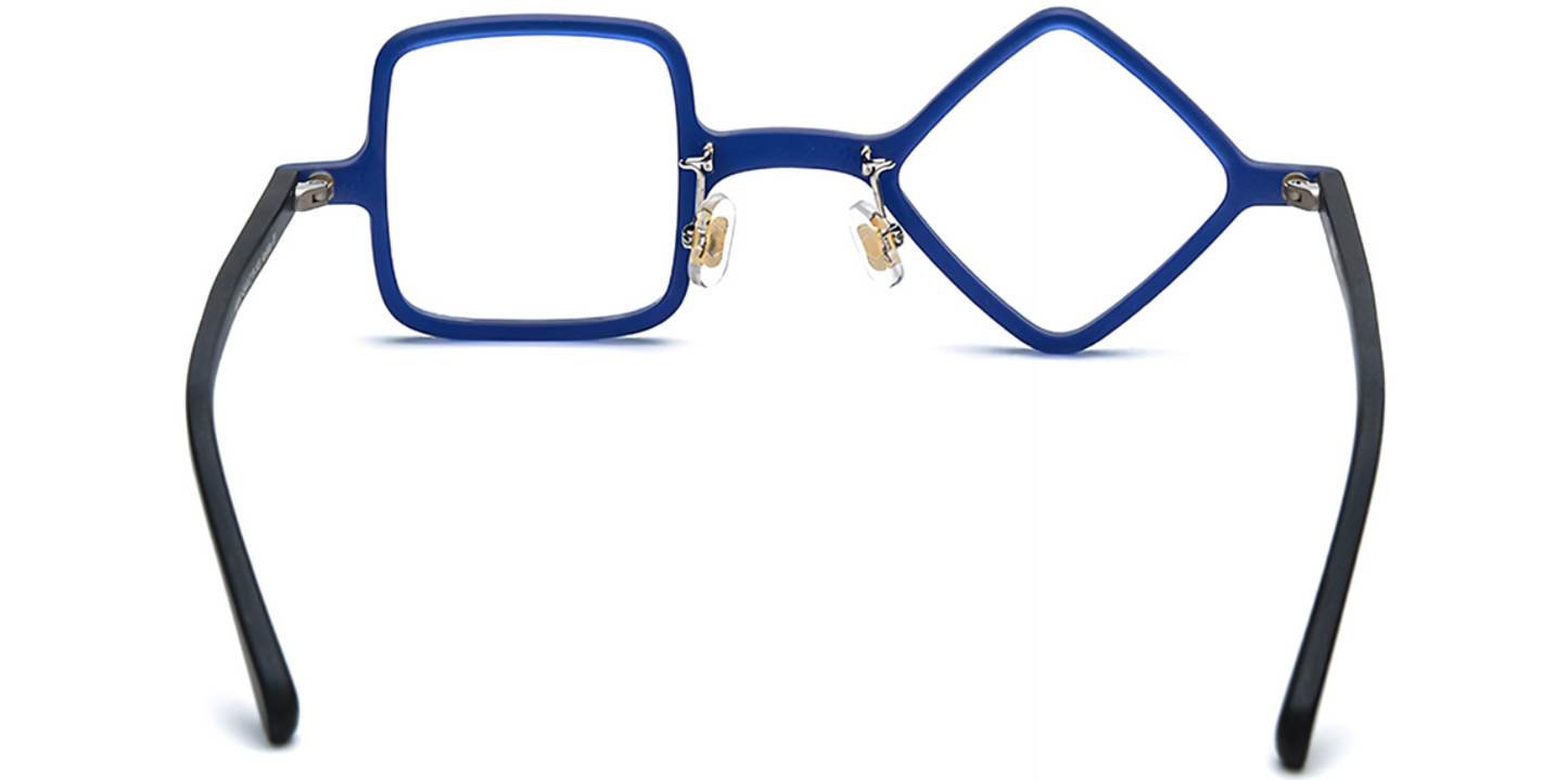 Acetate Square Geometric Frame F7163