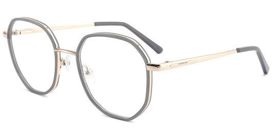 Metal Geometric Frame F2976