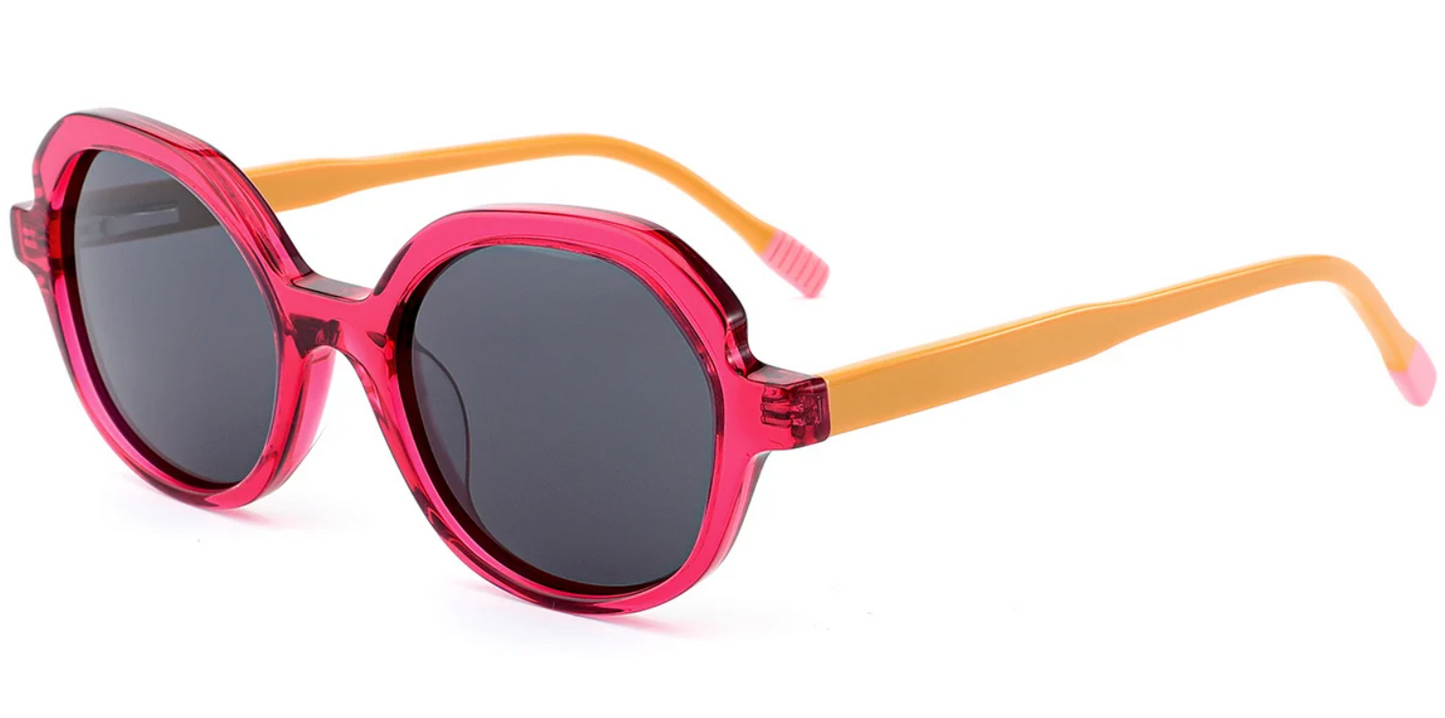 Kid's Acetate Oval Sunglasses SG7111