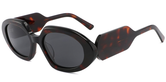 Acetate Geometric Sunglasses SG4838