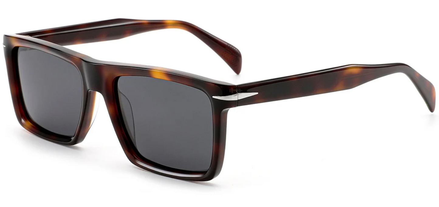 Acetate Rectangle Sunglasses SG8259