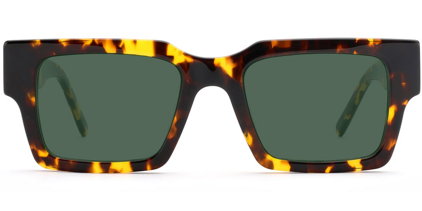 Acetate Rectangle Sunglasses SG8294