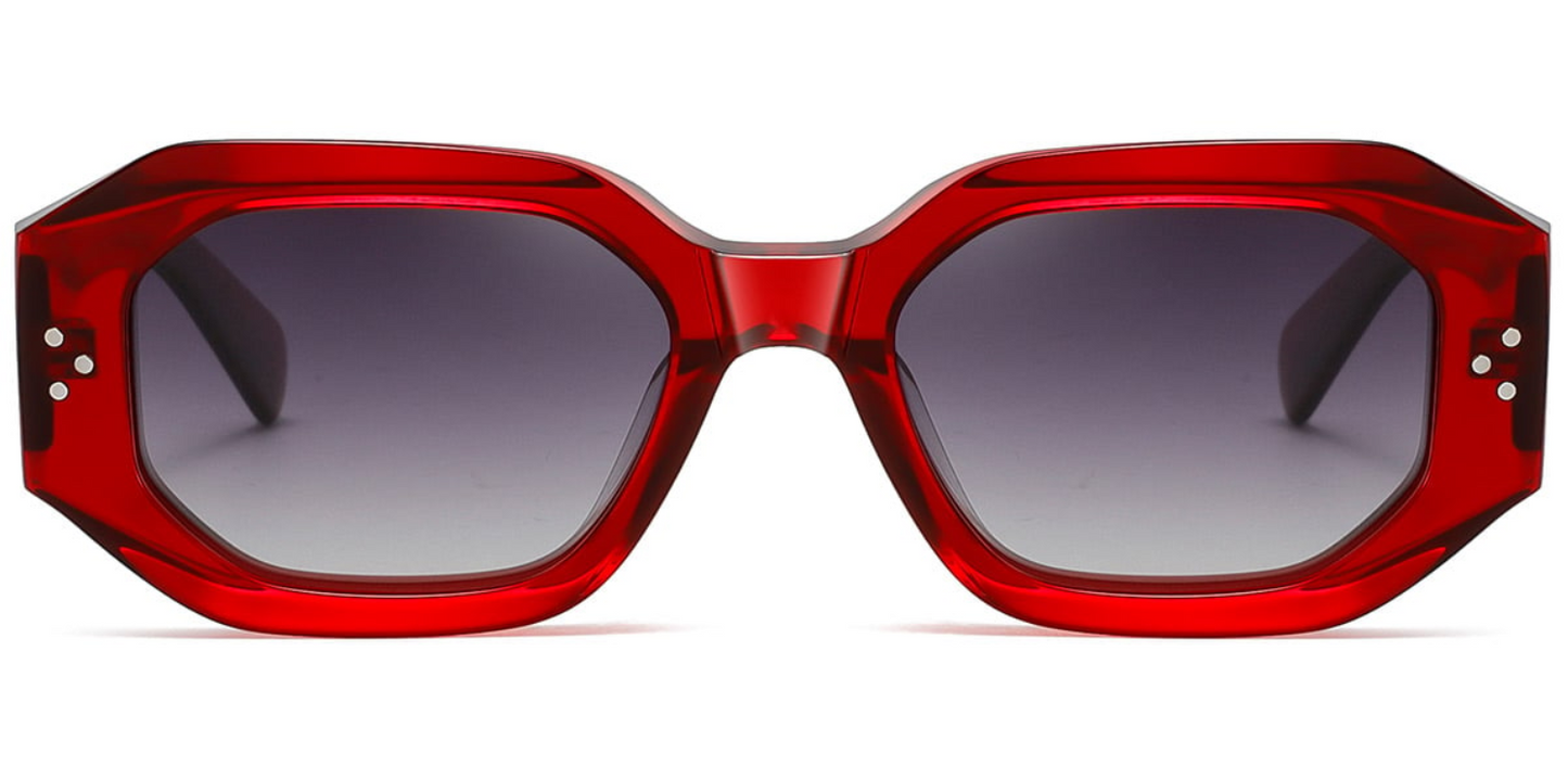 Acetate Rectangle Sunglasses SG6820