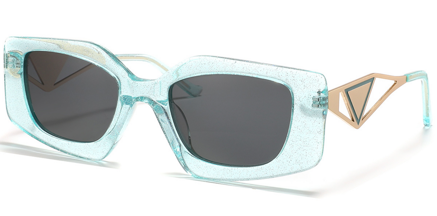 Acetate Rectangle Sunglasses SG6137