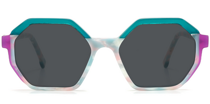 Acetate Geometric Sunglasses SG5587