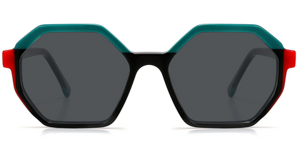 Acetate Geometric Sunglasses SG5587