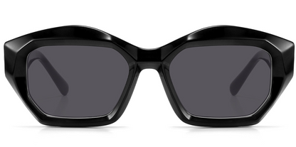 Acetate Square Geometric Sunglasses SG5573