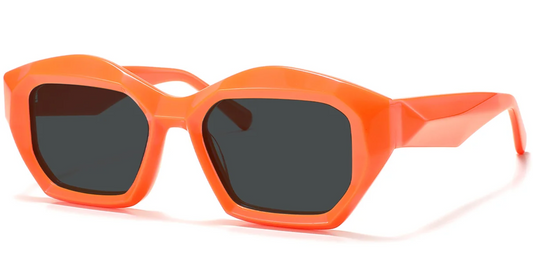 Acetate Square Geometric Sunglasses SG5573