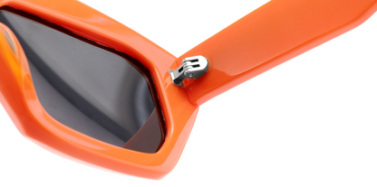 Acetate Square Geometric Sunglasses SG5573