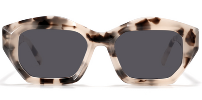 Acetate Square Geometric Sunglasses SG5573