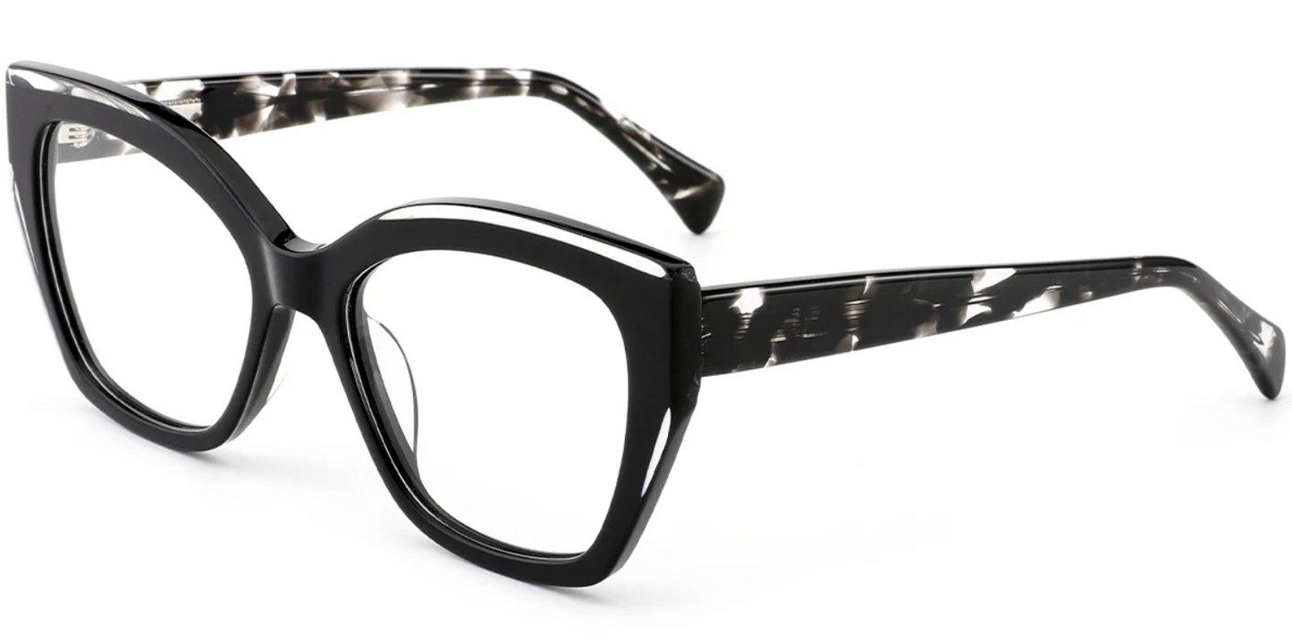 Acetate Cat Eye Frame F7011