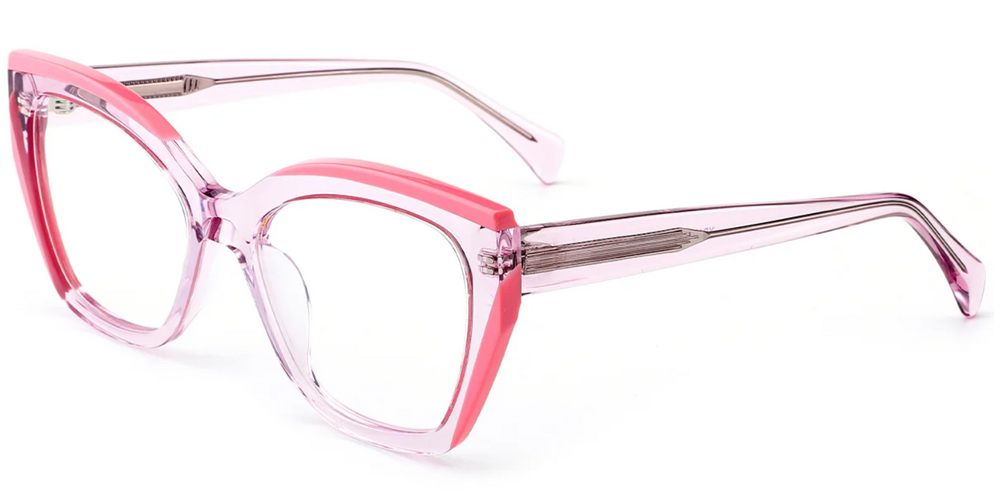 Acetate Cat Eye Frame F7011