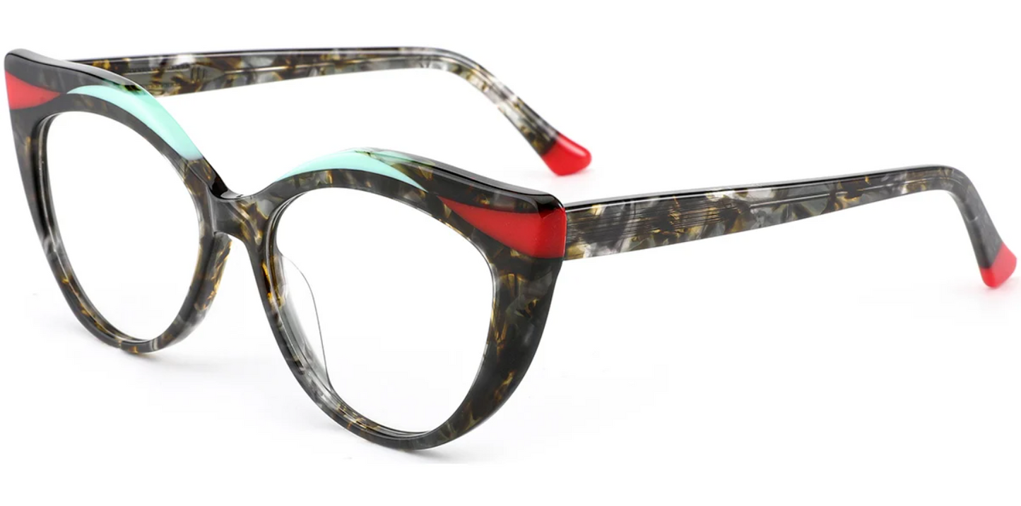 Acetate Cat Eye Frame F7247