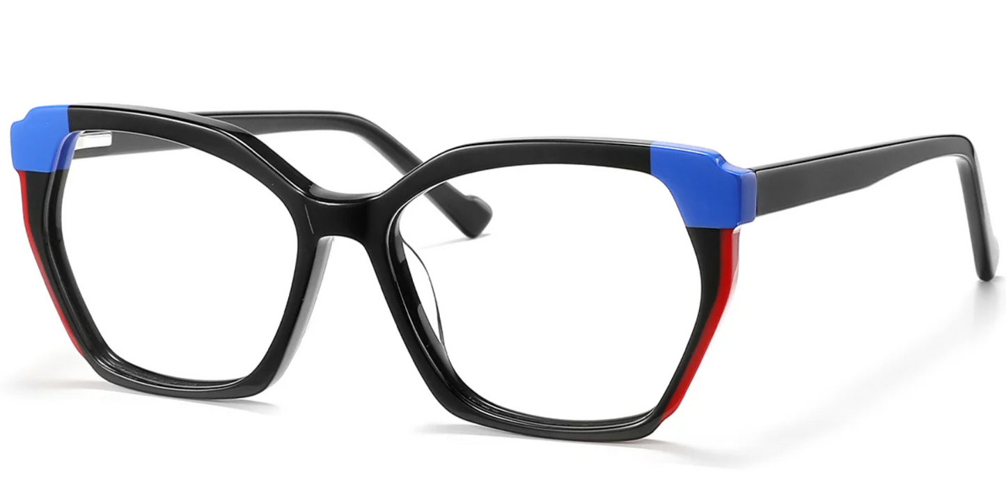 Acetate Geometric Frame F5584
