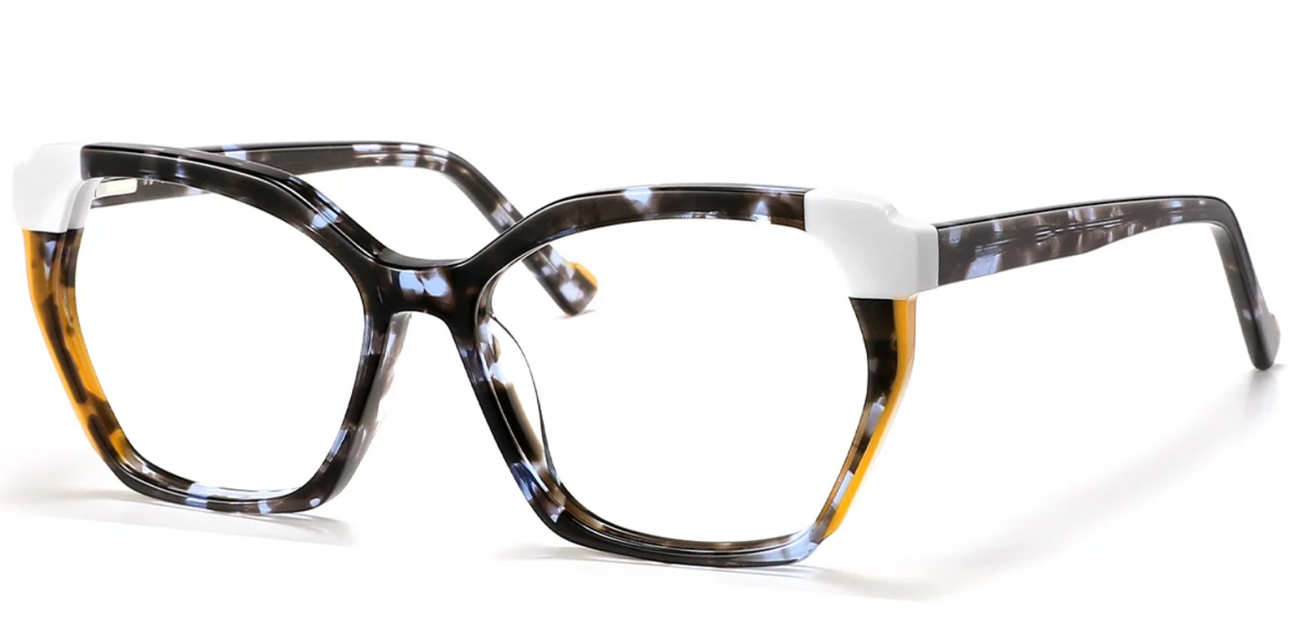 Acetate Geometric Frame F5584