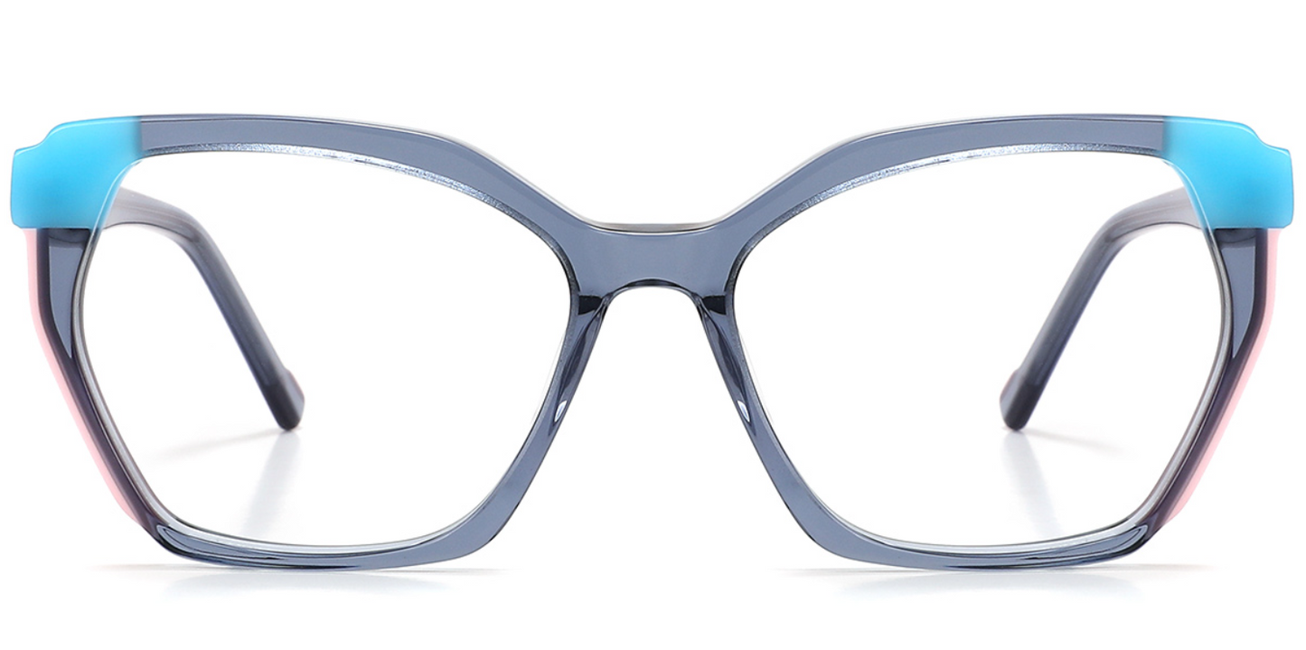 Acetate Geometric Frame F5584