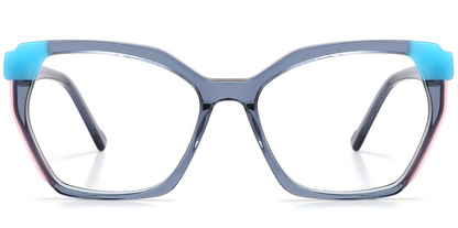 Acetate Geometric Frame F5584
