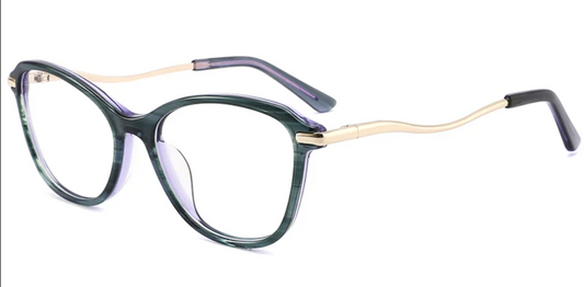 Acetate Metal Cat Eye Frame F3173