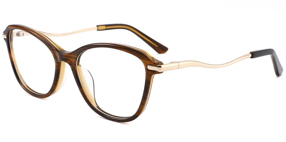Acetate Metal Cat Eye Frame F3173