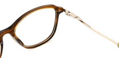 Acetate Metal Cat Eye Frame F3173