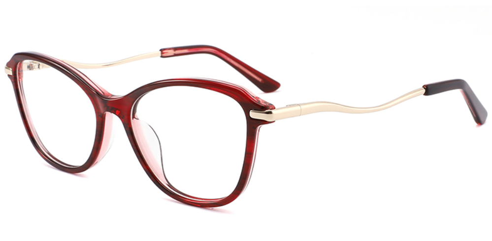 Acetate Metal Cat Eye Frame F3173