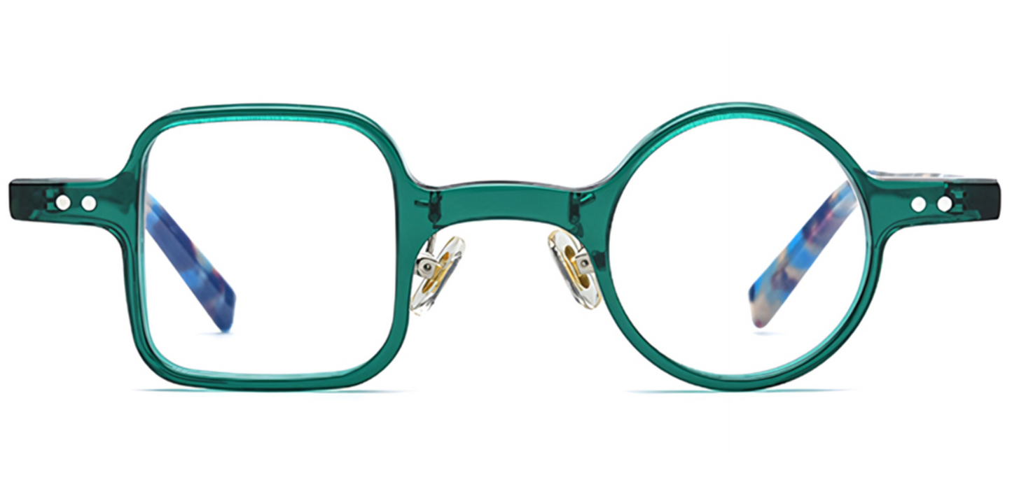 Acetate Square Round Frame F7732