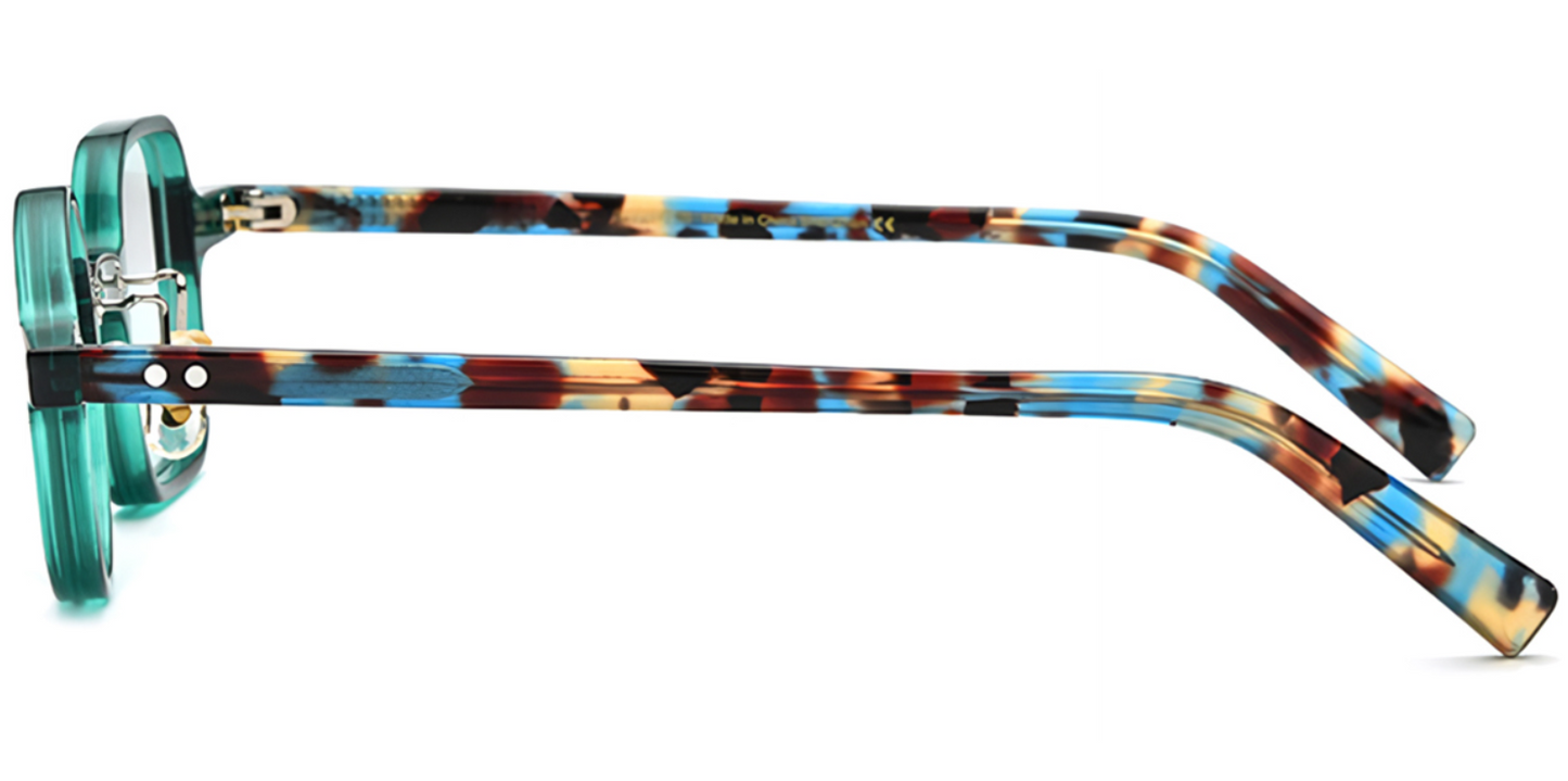 Acetate Square Round Frame F7732