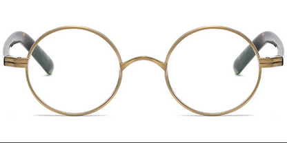 Acetate & Titanium Round Frame F6558