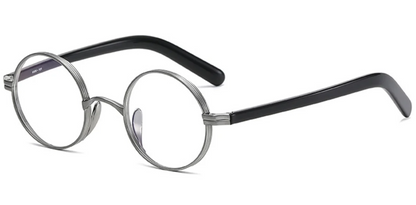 Acetate & Titanium Round Frame F6558