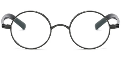 Acetate & Titanium Round Frame F6558