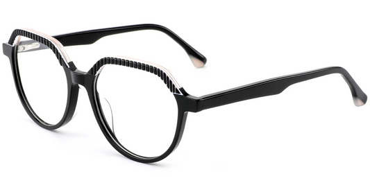 Acetate Geometric Frame F7060