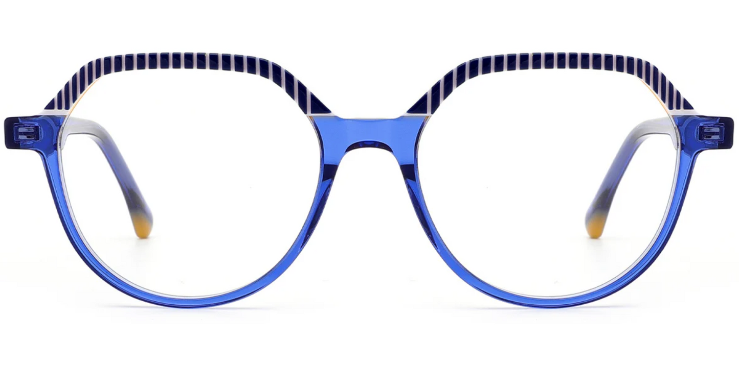 Acetate Geometric Frame F7060