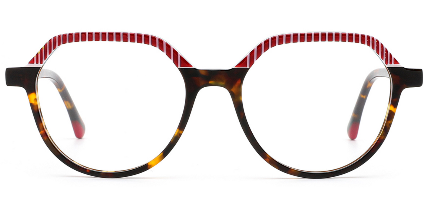 Acetate Geometric Frame F7060