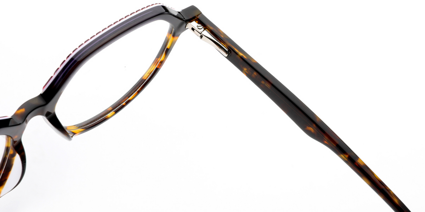 Acetate Geometric Frame F7060