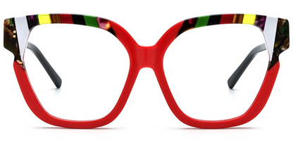 Acetate Square Cat Eye Frame F6394
