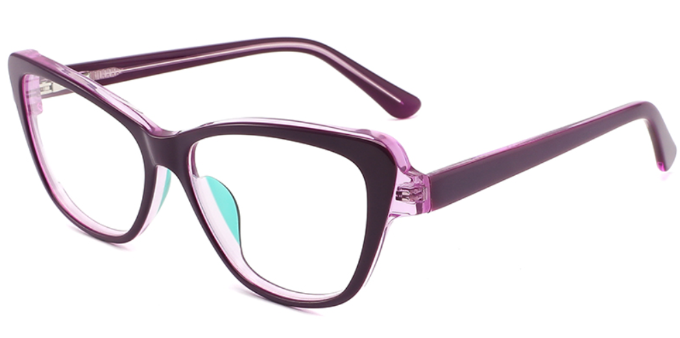 Acetate Cat Eye Frame F3839