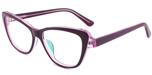 Acetate Cat Eye Frame F3839