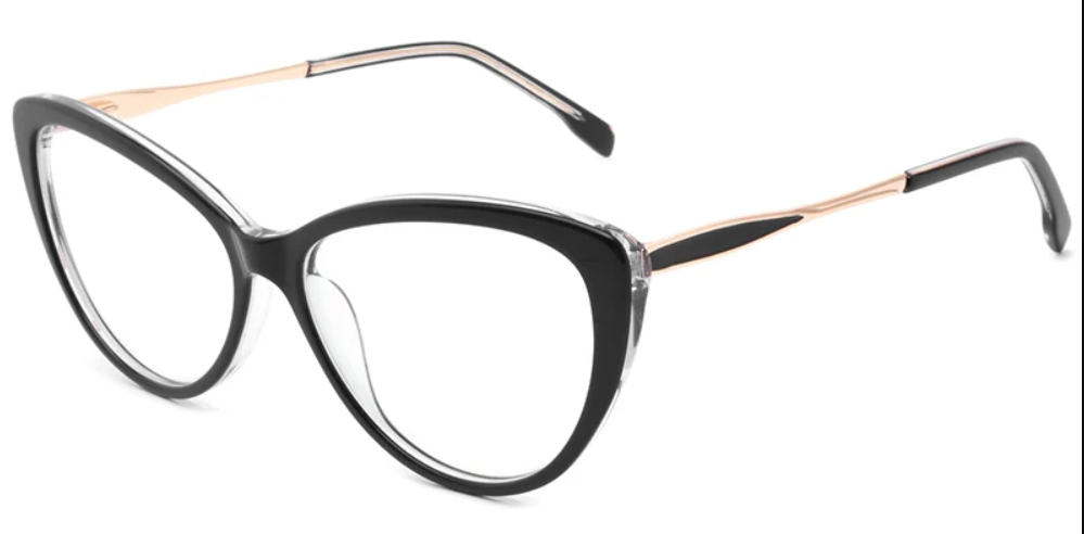 Acetate Metal Cat Eye Frame F3164