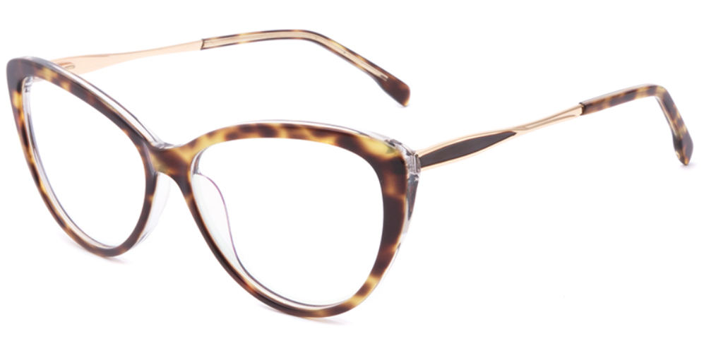 Acetate Metal Cat Eye Frame F3164