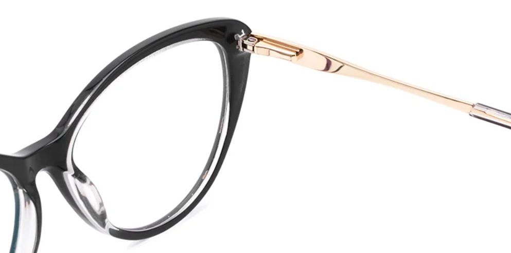 Acetate Metal Cat Eye Frame F3164