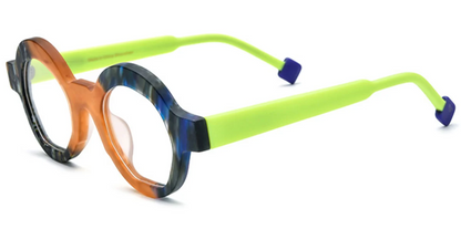 Acetate Round Frame F6404