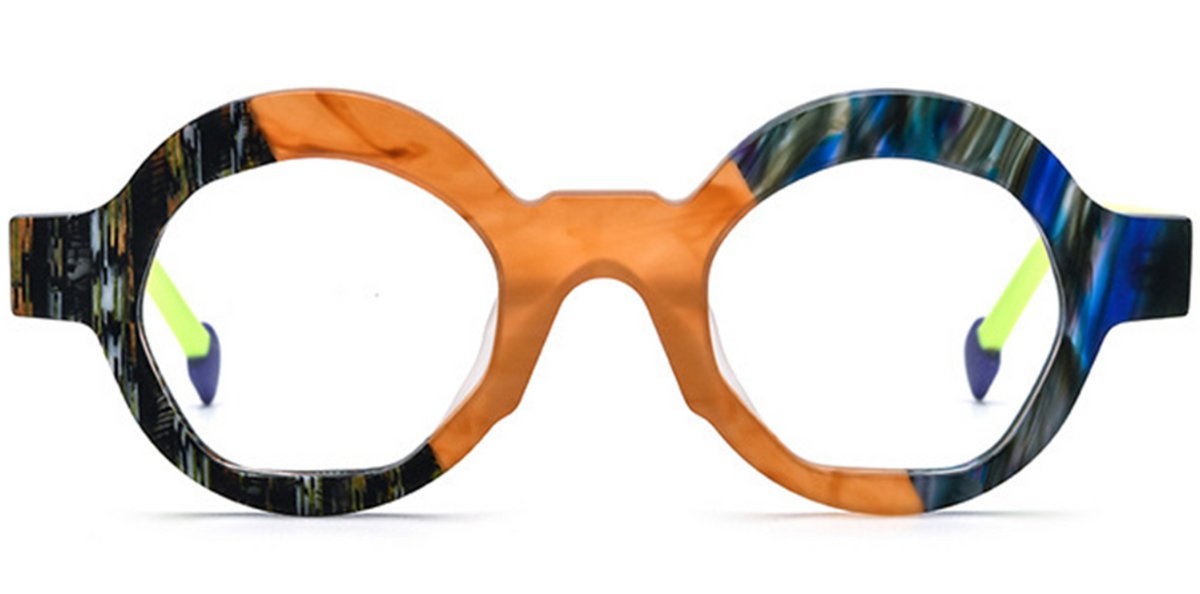 Acetate Round Frame F6404
