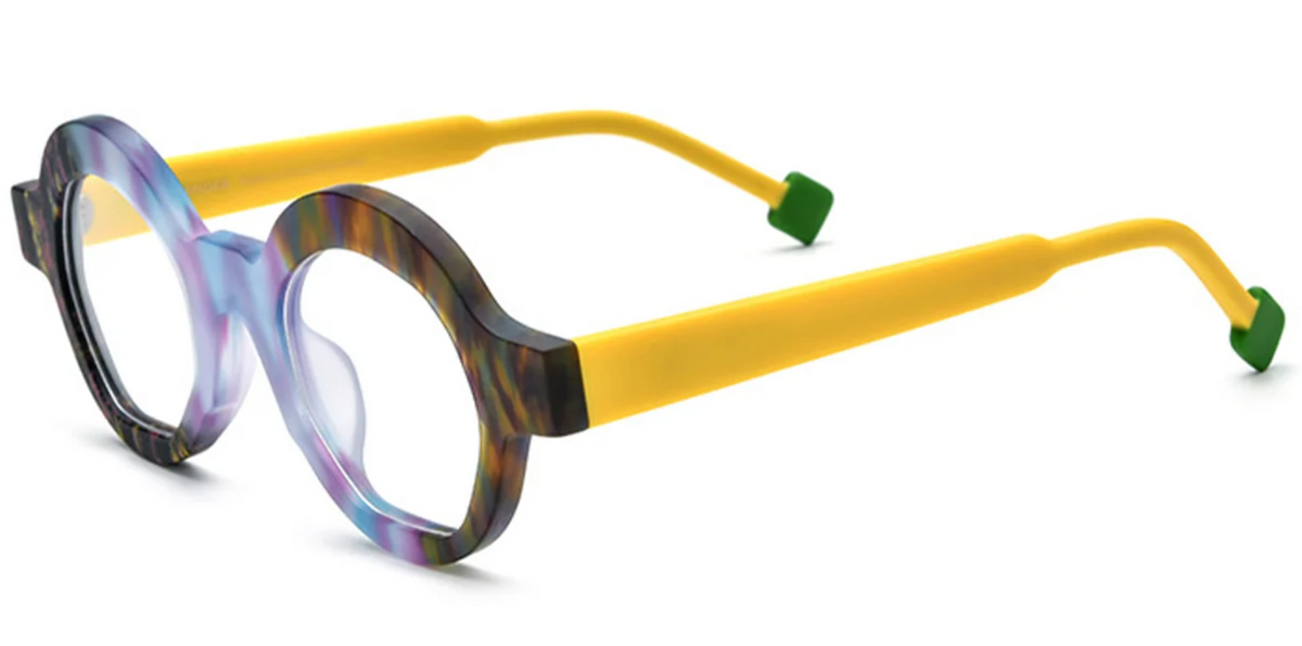 Acetate Round Frame F6404