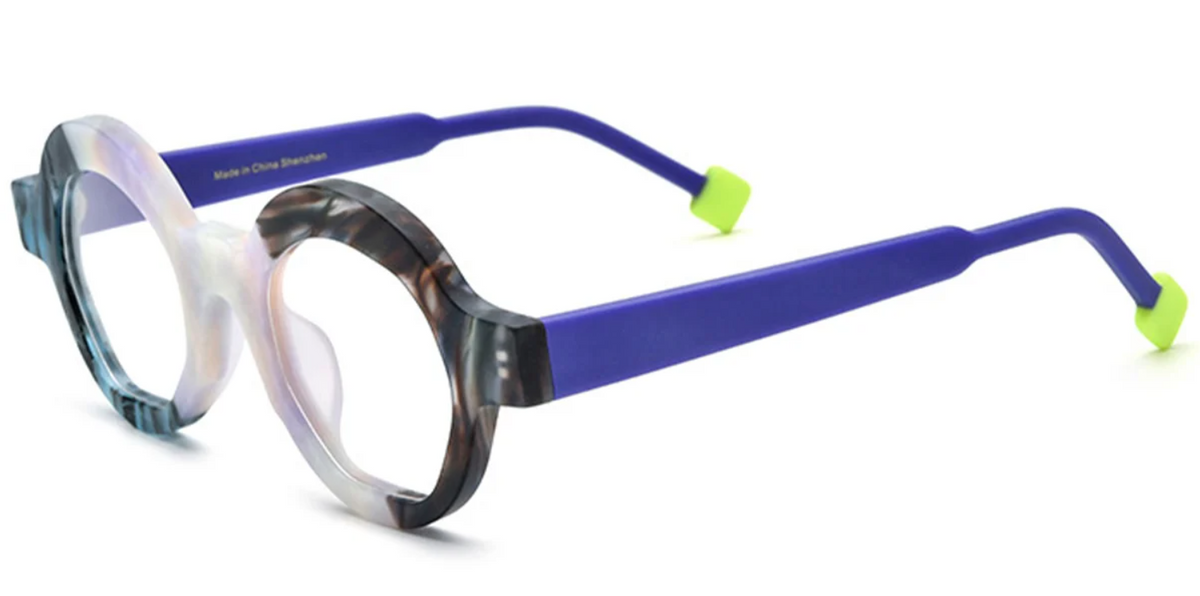 Acetate Round Frame F6404