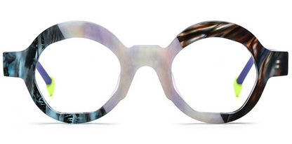 Acetate Round Frame F6404