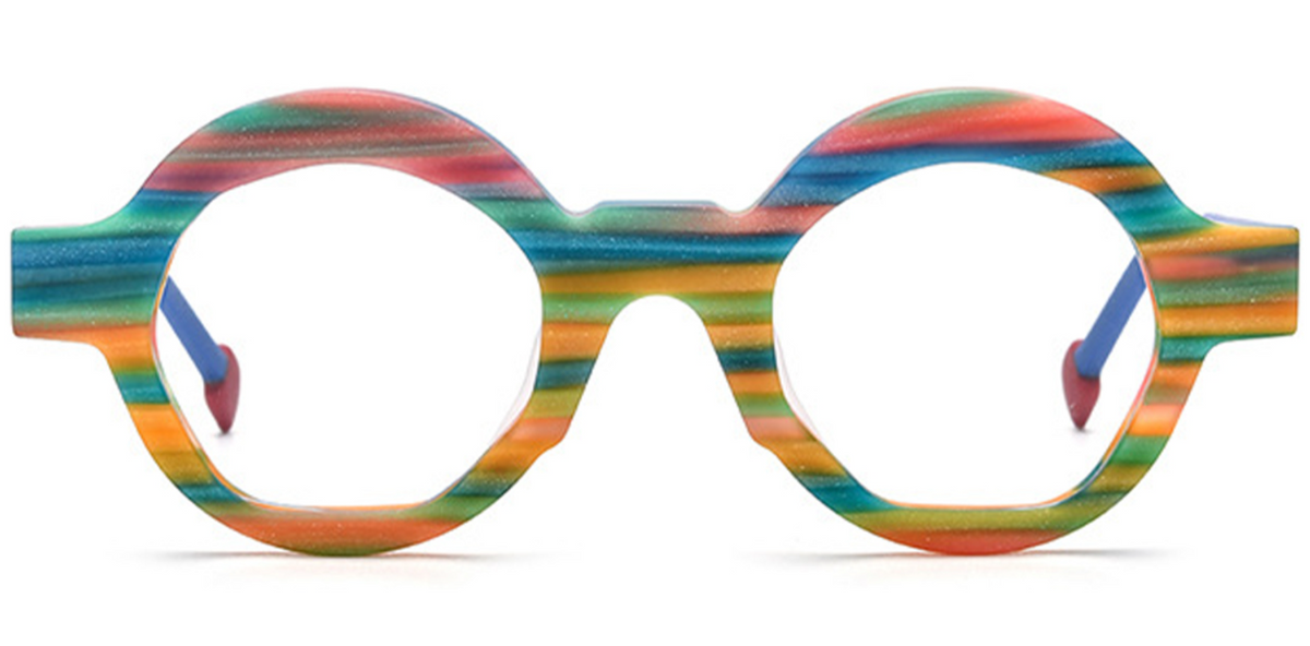 Acetate Round Frame F6404